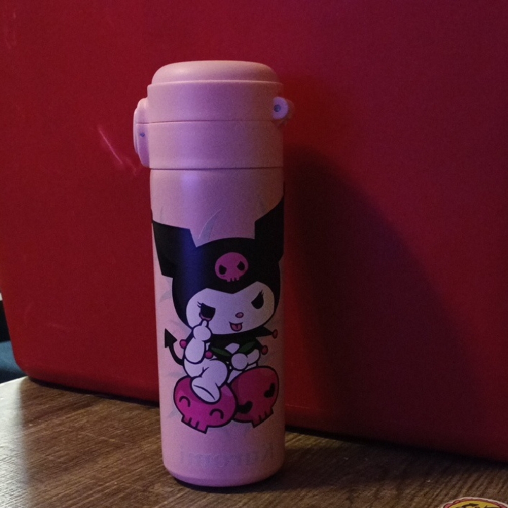 Pink Kuromi Thermos Bottle